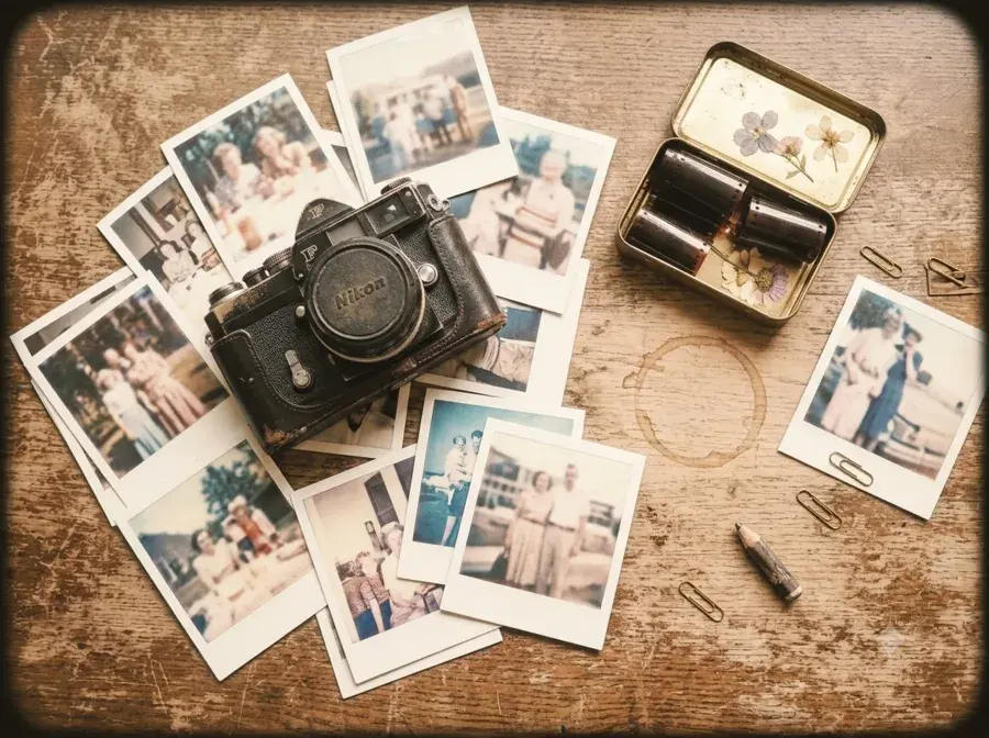 Vintage filter pack applied to a photo